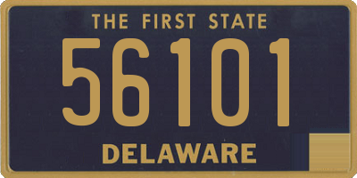 DE license plate 56101