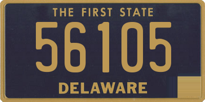 DE license plate 56105