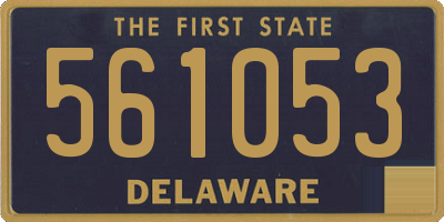 DE license plate 561053