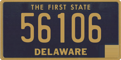 DE license plate 56106