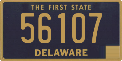 DE license plate 56107