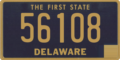 DE license plate 56108