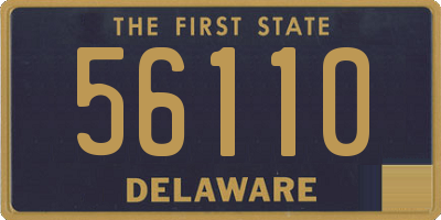 DE license plate 56110