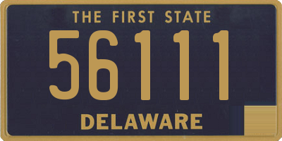 DE license plate 56111