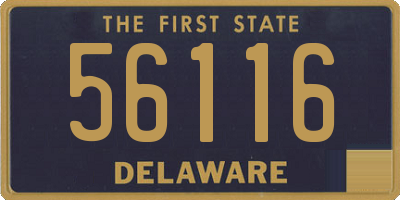 DE license plate 56116