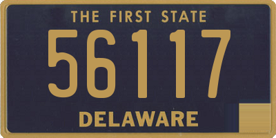DE license plate 56117