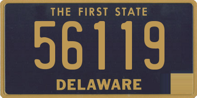 DE license plate 56119