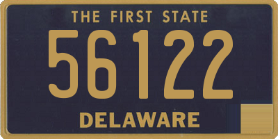 DE license plate 56122