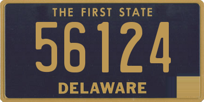 DE license plate 56124