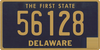 DE license plate 56128