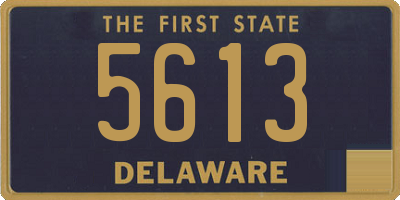 DE license plate 5613