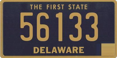 DE license plate 56133