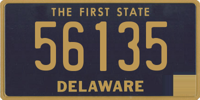 DE license plate 56135