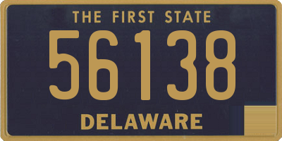 DE license plate 56138