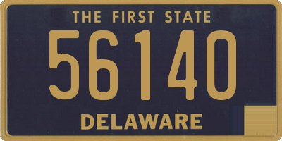 DE license plate 56140