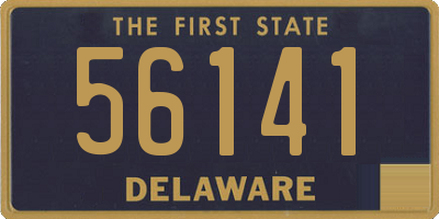 DE license plate 56141