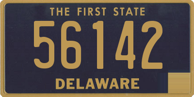 DE license plate 56142