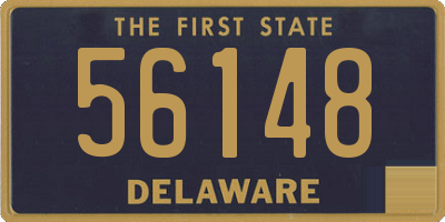 DE license plate 56148