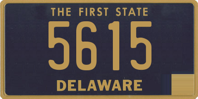 DE license plate 5615