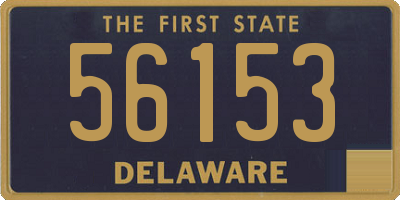 DE license plate 56153