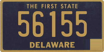 DE license plate 56155