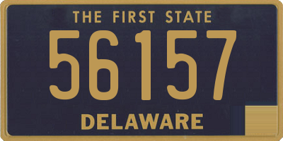 DE license plate 56157