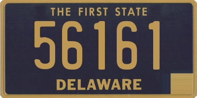 DE license plate 56161