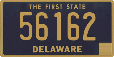 DE license plate 56162