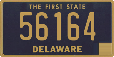 DE license plate 56164