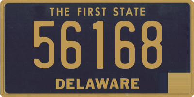 DE license plate 56168