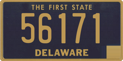 DE license plate 56171