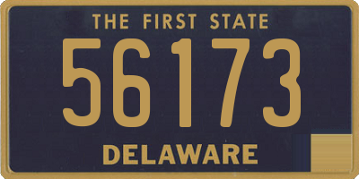 DE license plate 56173
