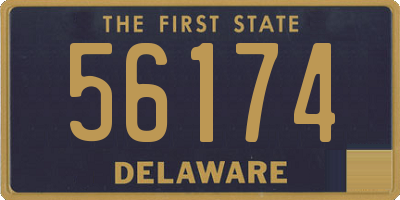 DE license plate 56174