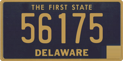 DE license plate 56175