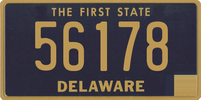 DE license plate 56178