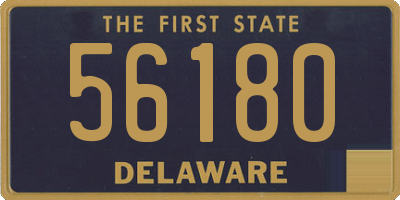 DE license plate 56180