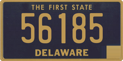 DE license plate 56185