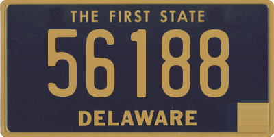 DE license plate 56188
