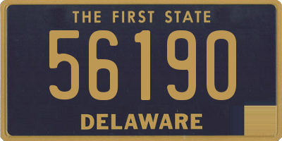 DE license plate 56190