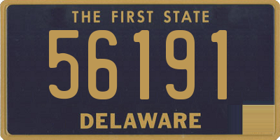 DE license plate 56191