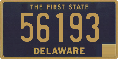 DE license plate 56193