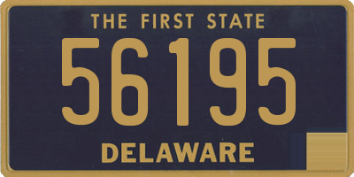 DE license plate 56195