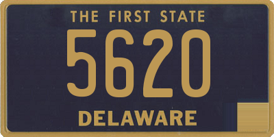 DE license plate 5620