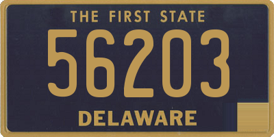 DE license plate 56203
