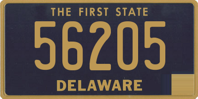 DE license plate 56205