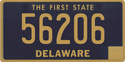 DE license plate 56206