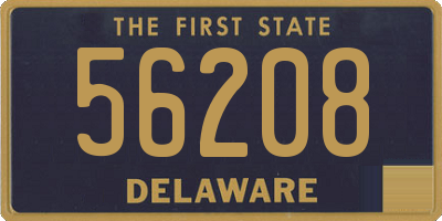 DE license plate 56208