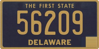 DE license plate 56209
