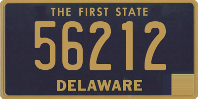 DE license plate 56212