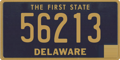 DE license plate 56213